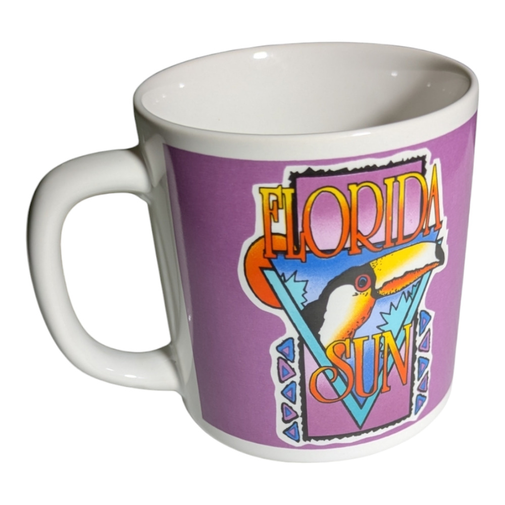 Florida Souvenir - Coffee Mug - Florida Sun Toucan -New-Kitchen-Gift - Novelty